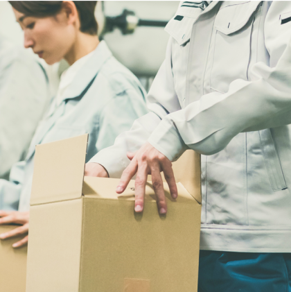 チラシ折り・封入作業